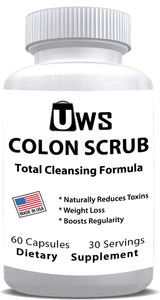 Colon Scrub - Total Colon Cleansing Formula - Detox Supplement