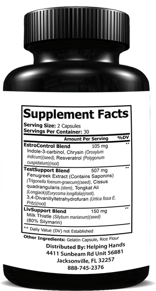 100% Natural PCT Testosterone Boosting Formula - Sex Enhancement